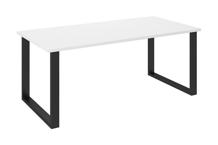 Ruokapöytä Ciapin 185 cm - Valkoinen/Musta - Ruokapöydät & keittiön pöydät