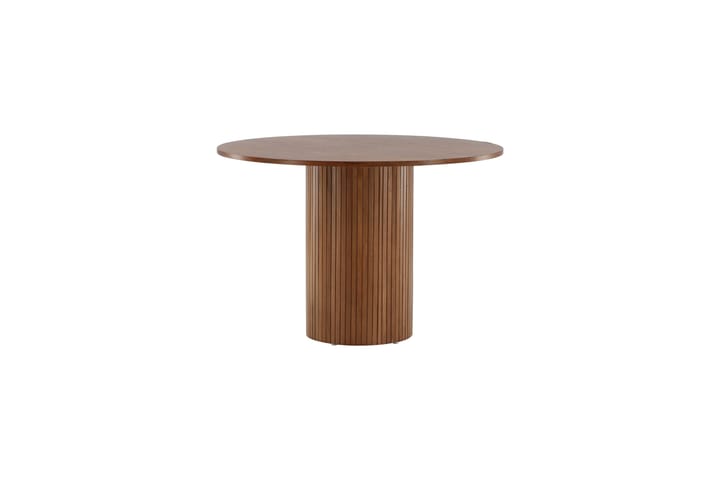 Ruokapöytä Cinaba 110 cm Pyöreä - Pähkinänruskea - Ruokapöydät & keittiön pöydät