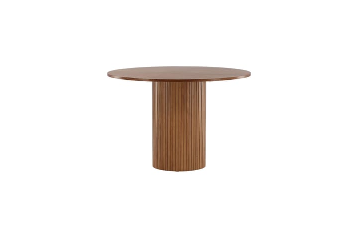 Ruokapöytä Cinaba 110 cm Pyöreä - Pähkinänruskea - Ruokapöydät & keittiön pöydät