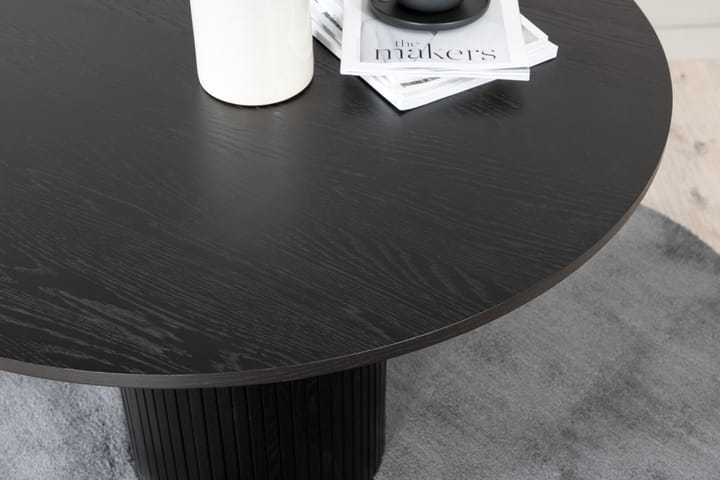 Ruokapöytä Cinaba 110 cm Pyöreä - Musta - Ruokapöydät & keittiön pöydät