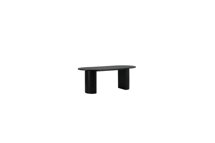 Ruokapöytä Cinaba 200 cm Soikea - Musta - Ruokapöyd�ät & keittiön pöydät