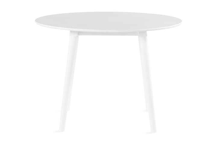 Ruokapöytä Comuna 106 cm Pyöreä - Valkoinen - Ruokapöydät & keittiön pöydät