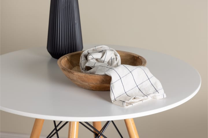 Ruokapöytä Danburi 60 cm Pyöreä Valkoinen - Venture Home - Ruokapöydät & keittiön pöydät
