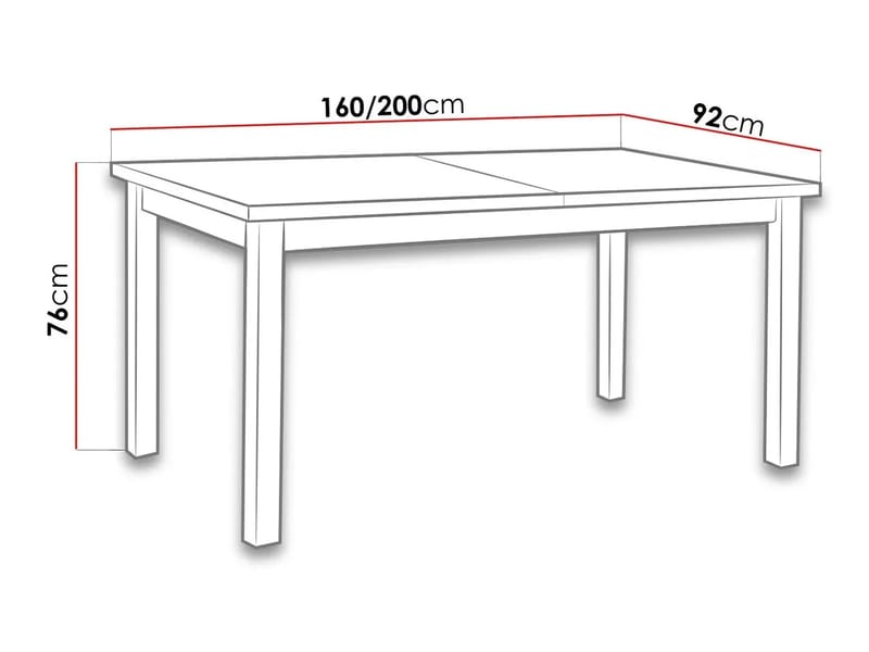 Ruokapöytä Decosta II - Puu - Huonekalut - Pöytä & ruokailuryhmä - Ruokapöydät & keittiön pöydät