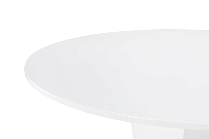 Ruokapöytä Diadema 135 cm Pyöreä - Valkoinen - Ruokapöydät & keittiön pöydät