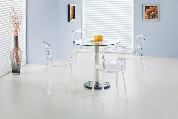Ruokapöytä Dolan 80 cm Pyöreä - Lasi - Ruokapöydät & keittiön pöydät