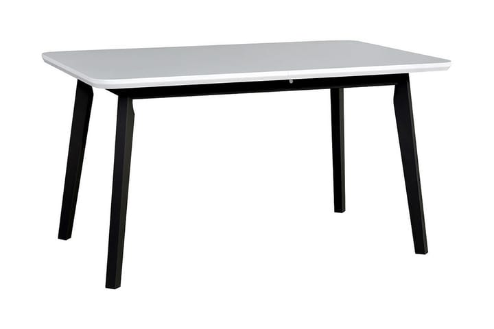 Ruokapöytä Dung 140 cm - Valkoinen/Musta - Ruokapöydät & keittiön pöydät