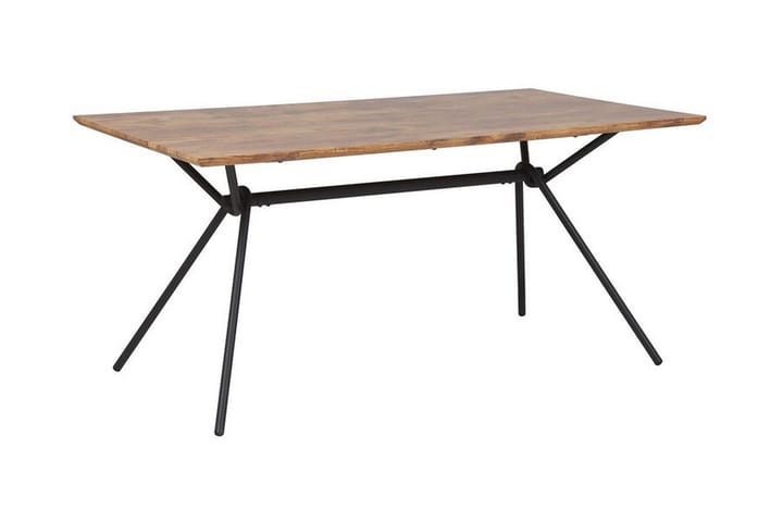 Ruokapöytä Einde 160 cm - Luonnonväri/Musta - Ruokapöydät & keittiön pöydät