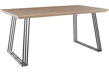 Ruokapöytä Elgebo 160 cm - Luonnonväri/Musta - Huonekalut - Pöytä & ruokailuryhmä - Ruokapöydät & keittiön pöydät