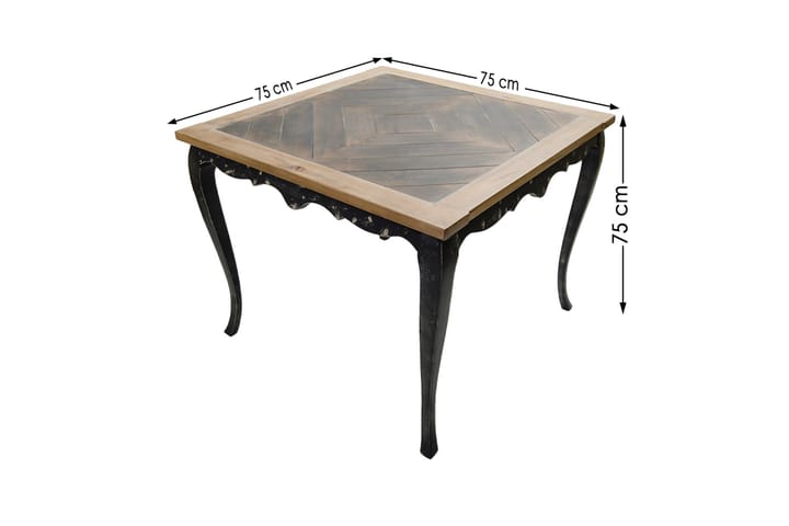 Ruokapöytä Erixa 75 cm - Luonnonväri/Ruskea/Musta - Ruokapöydät & keittiön pöydät