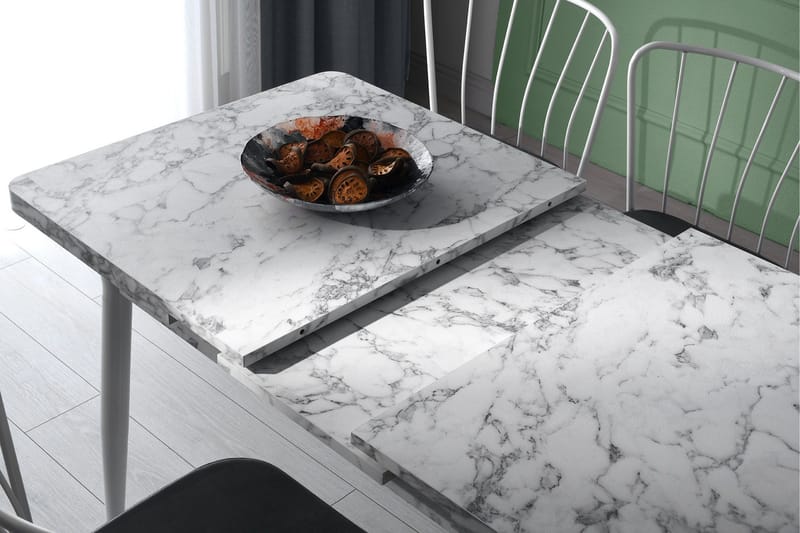 Ruokapöytä Erllone 120 cm - Monivärinen - Huonekalut - Pöytä & ruokailuryhmä - Ruokapöydät & keittiön pöydät