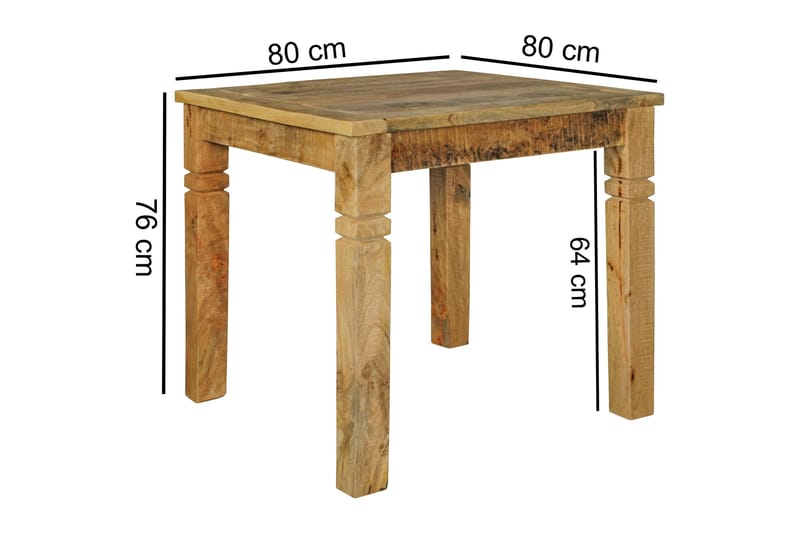 Ruokapöytä Faragalli 80 cm - Luonnonväri - Huonekalut - Pöytä & ruokailuryhmä - Ruokapöydät & keittiön pöydät