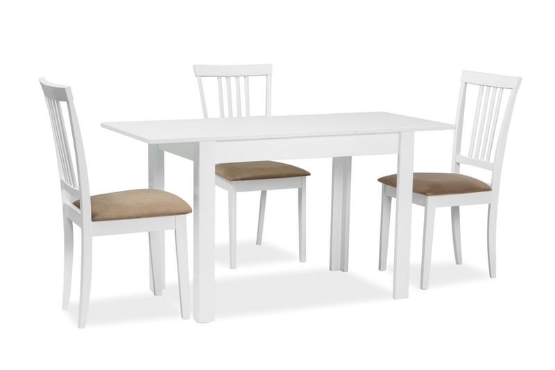 Ruokapöytä Fiorano 80 cm - Valkoinen - Huonekalut - Pöytä & ruokailuryhmä - Ruokapöydät & keittiön pöydät
