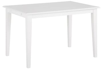 Ruokapöytä Flik 120 cm - Valkoinen - Huonekalut - Pöytä & ruokailuryhmä - Ruokapöydät & keittiön pöydät