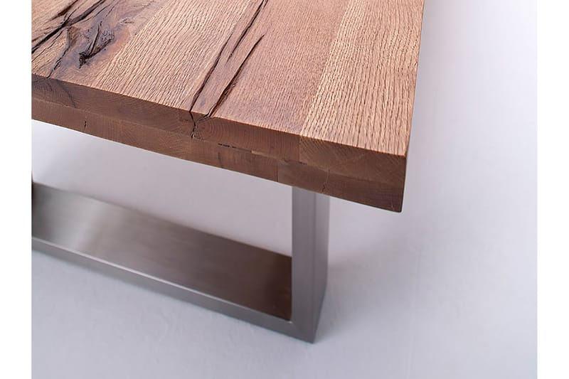 Ruokapöytä Friuli 260 cm Tammi Bassanolakattu - Beige - Huonekalut - Pöytä & ruokailuryhmä - Ruokapöydät & keittiön pöydät