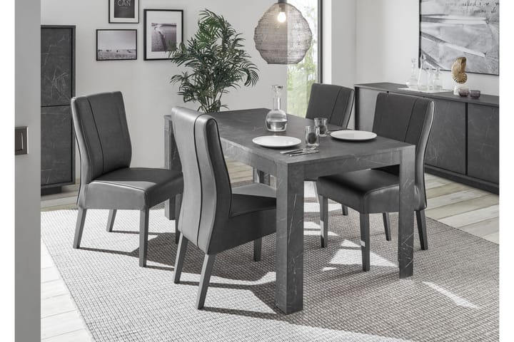 Ruokapöytä Ghiaccio 180 cm - Musta - Ruokapöydät & keittiön pöydät