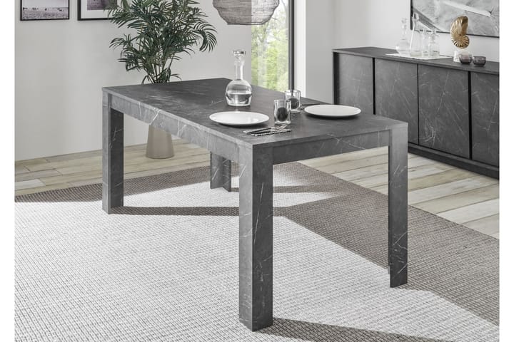 Ruokapöytä Ghiaccio 180 cm - Musta - Ruokapöydät & keittiön pöydät