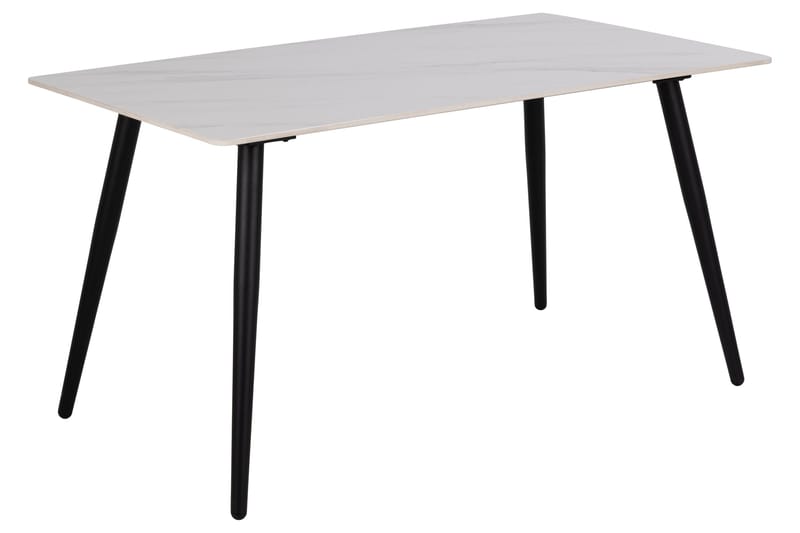 Ruokapöytä Gillingarra 140x80 cm, Valkoinen