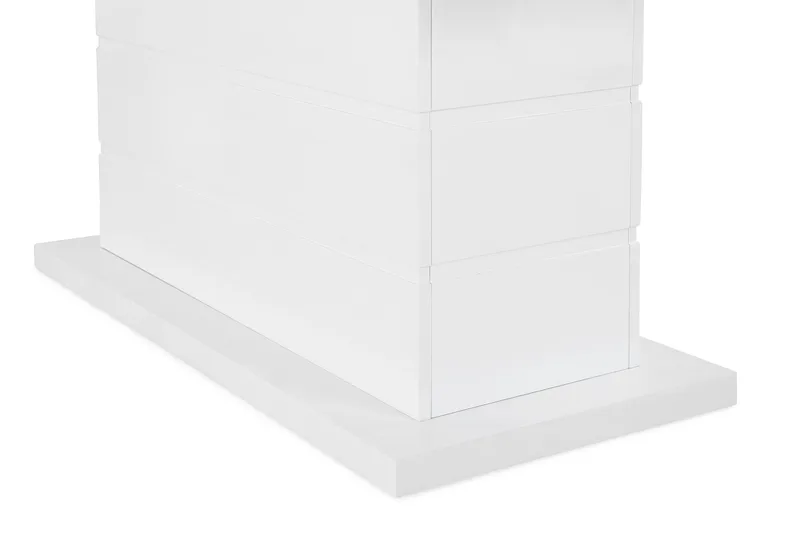 Ruokapöytä Griffith Jatkettava 180/220 cm - Valkoinen - Huonekalut - Pöytä & ruokailuryhmä - Ruokapöydät & keittiön pöydät