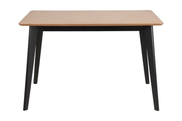 Ruokapöytä Hallaci 120 cm - Luonnonväri/Musta - Huonekalut - Pöytä & ruokailuryhmä - Ruokapöydät & keittiön pöydät
