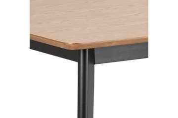 Ruokapöytä Hallaci 120 cm - Luonnonväri/Musta - Huonekalut - Pöytä & ruokailuryhmä - Ruokapöydät & keittiön pöydät