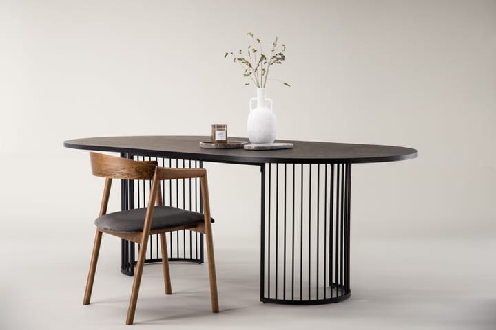 Ruokapöytä Hamneskär 220x110 cm Musta - Vind - Ruokapöydät & keittiön pöydät