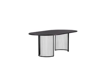 Ruokapöytä Hamneskär 220x110 cm - Musta - Huonekalut - Pöytä & ruokailuryhmä - Ruokapöydät & keittiön pöydät