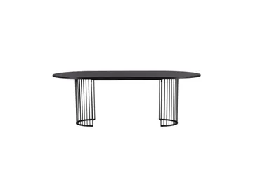 Ruokapöytä Hamneskär 220x110 cm - Musta - Huonekalut - Pöytä & ruokailuryhmä - Ruokapöydät & keittiön pöydät