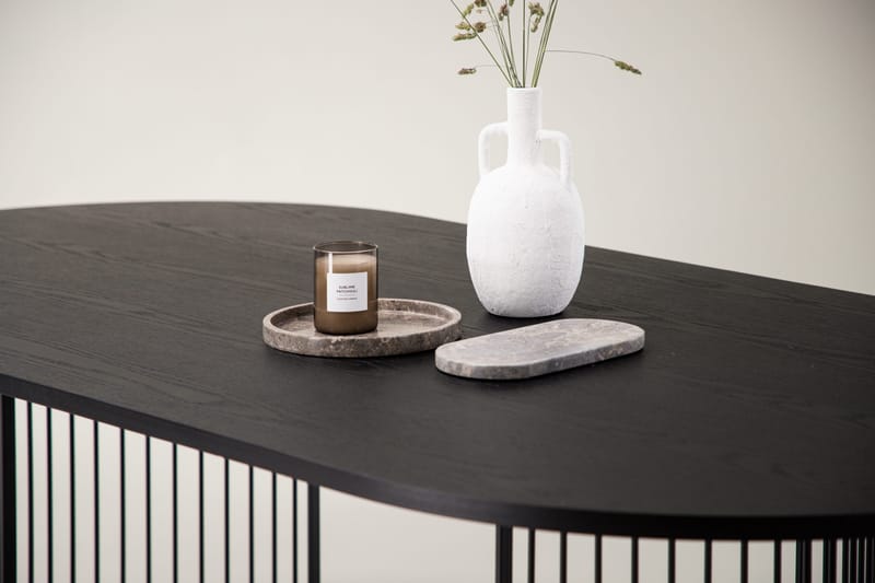 Ruokapöytä Hamneskär 220x110 cm - Musta - Huonekalut - Pöytä & ruokailuryhmä - Ruokapöydät & keittiön pöydät