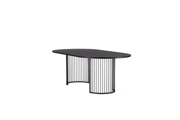 Ruokapöytä Hamneskär 220x110 cm - Musta - Huonekalut - Pöytä & ruokailuryhmä - Ruokapöydät & keittiön pöydät