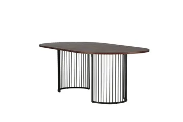 Ruokapöytä Hamneskär 220x110 cm - Ruskea - Huonekalut - Pöytä & ruokailuryhmä - Ruokapöydät & keittiön pöydät