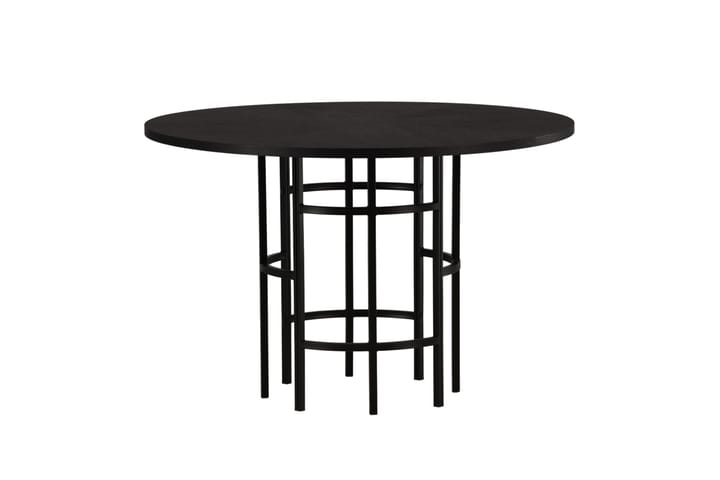 Ruokapöytä Hamnka 115 cm Pyöreä - Musta - Ruokapöydät & keittiön pöydät