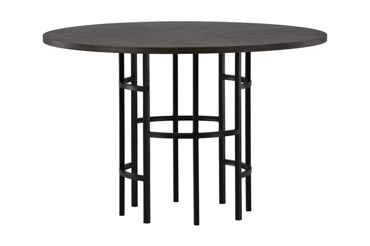 Ruokapöytä Hamnka 115 Pyöreä - Ruskea - Ruokapöydät & keittiön pöydät