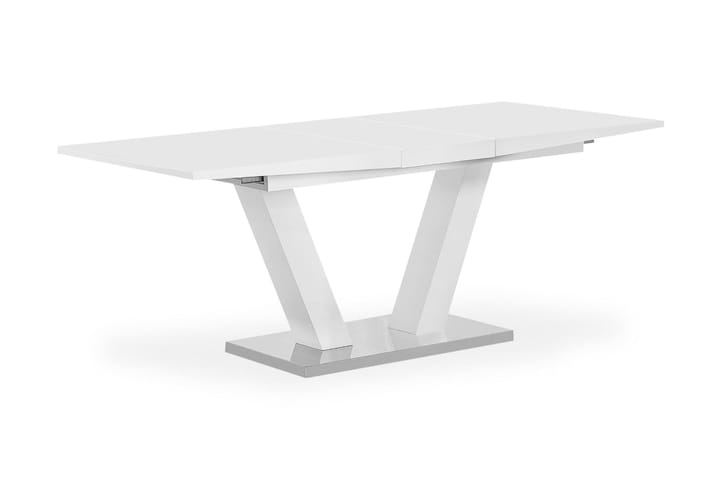 Ruokapöytä Harber Jatkettava 160 cm - Valkoinen - Ruokapöydät & keittiön pöydät