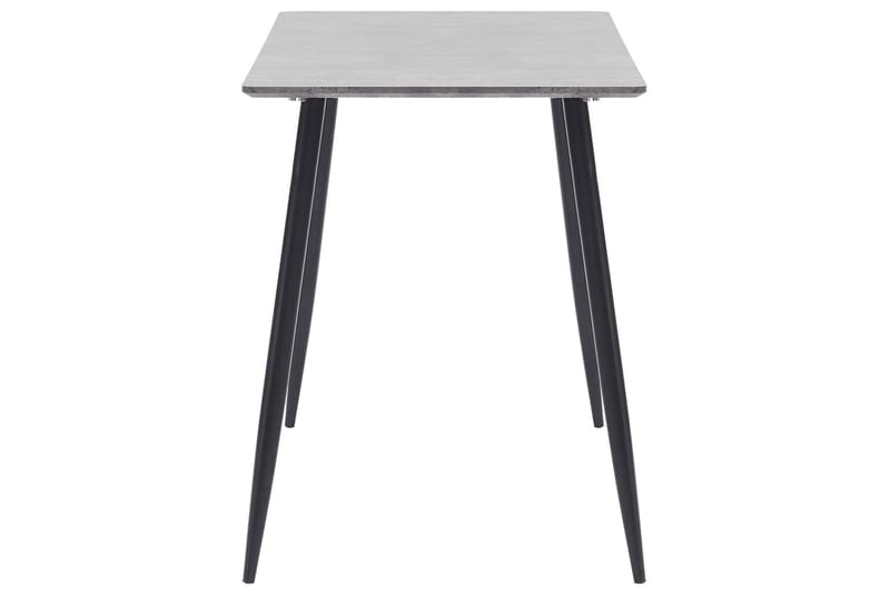Ruokapöytä harmaa 120x60x75 cm MDF - Harmaa - Huonekalut - Pöytä & ruokailuryhmä - Ruokapöydät & keittiön pöydät