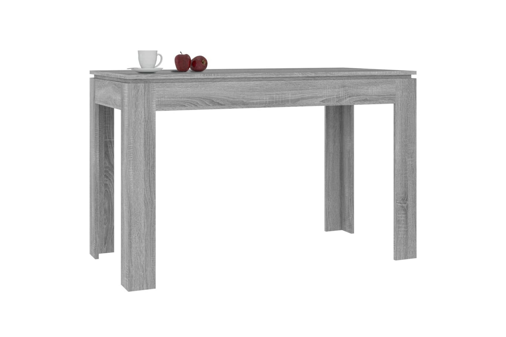 Ruokapöytä harmaa Sonoma 120x60x76 cm tekninen puu - Harmaa - Huonekalut - Pöytä & ruokailuryhmä - Ruokapöydät & keittiön pöydät