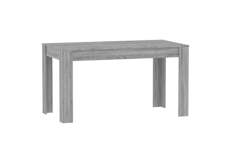 Ruokapöytä harmaa Sonoma 140x74,5x76 cm tekninen puu - Harmaa - Huonekalut - Pöytä & ruokailuryhmä - Ruokapöydät & keittiön pöydät