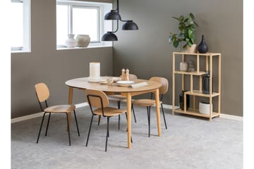 Ruokapöytä Hopacat 115 cm Pyöreä - Luonnollinen - Huonekalut - Pöytä & ruokailuryhmä - Ruokapöydät & keittiön pöydät