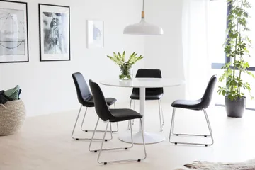 Ruokapöytä Ibiza 110 cm Pyöreä - Huonekalut - Pöytä & ruokailuryhmä - Ruokapöydät & keittiön pöydät