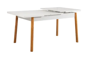 Ruokapöytä Inzaghi 120x75x120 cm - Valkoinen - Huonekalut - Pöytä & ruokailuryhmä - Ruokapöydät & keittiön pöydät