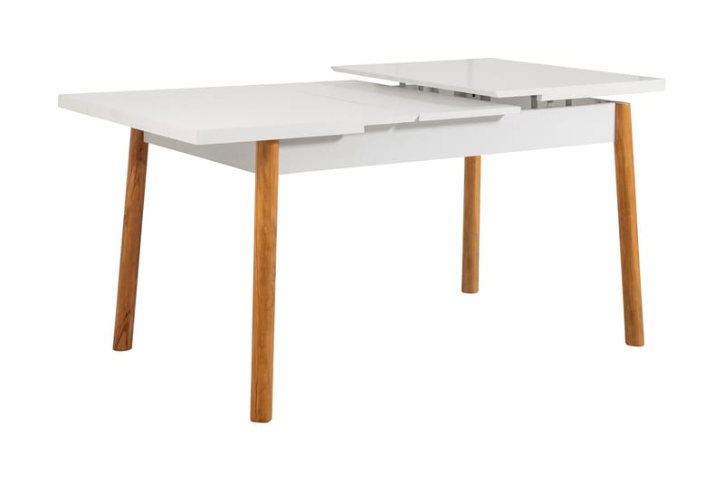 Ruokapöytä Inzaghi 120x75x120 cm - Valkoinen - Huonekalut - Pöytä & ruokailuryhmä - Ruokapöydät & keittiön pöydät