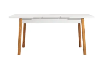 Ruokapöytä Inzaghi 120x75x120 cm - Valkoinen - Huonekalut - Pöytä & ruokailuryhmä - Ruokapöydät & keittiön pöydät