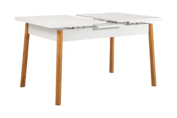 Ruokapöytä Inzaghi 120x75x120 cm - Valkoinen - Huonekalut - Pöytä & ruokailuryhmä - Ruokapöydät & keittiön pöydät