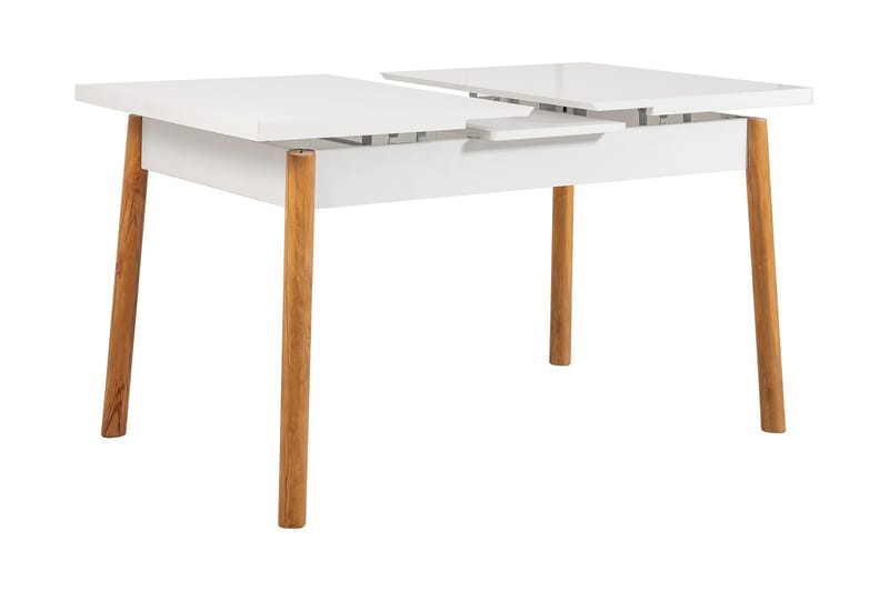 Ruokapöytä Inzaghi 120x75x120 cm - Valkoinen - Huonekalut - Pöytä & ruokailuryhmä - Ruokapöydät & keittiön pöydät
