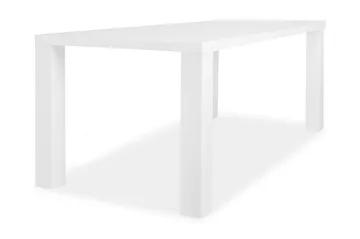 Ruokapöytä Jack Valkoinen 180x90 cm - Valkoinen - Huonekalut - Pöytä & ruokailuryhmä - Ruokapöydät & keittiön pöydät