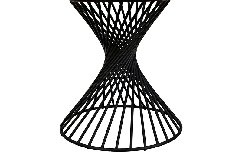 Ruokapöytä Jada 140 cm Pyöreä Lasi - Harmaa - Huonekalut - Pöytä & ruokailuryhmä - Ruokapöydät & keittiön pöydät