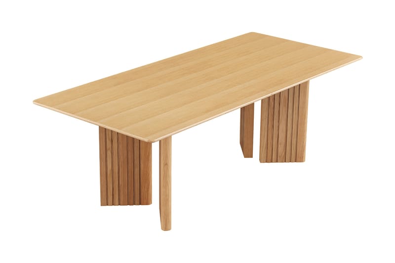 Ruokapöytä Jatkettava Damiene 220/320 cm - Luonnonväri - Huonekalut - Pöytä & ruokailuryhmä - Ruokapöydät & keittiön pöydät