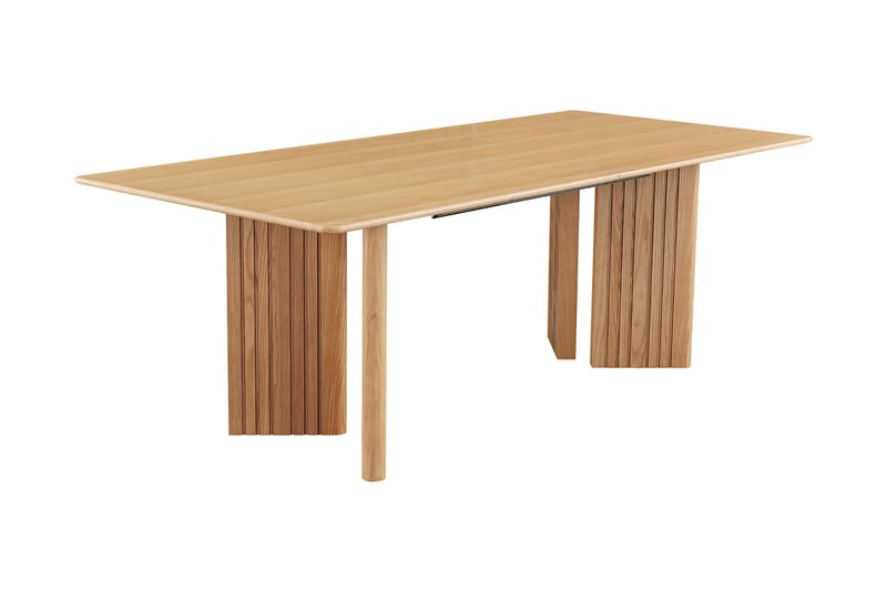 Ruokapöytä Jatkettava Damiene 220/320 cm - Luonnonväri - Huonekalut - Pöytä & ruokailuryhmä - Ruokapöydät & keittiön pöydät
