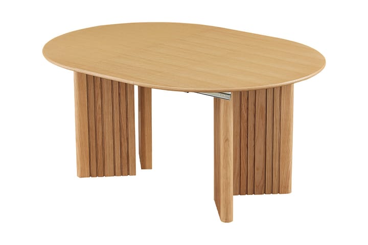 Ruokapöytä Jatkettava Pyöreä Damiene 120/200 cm - Luonnonväri - Ruokapöydät & keittiön pöydät