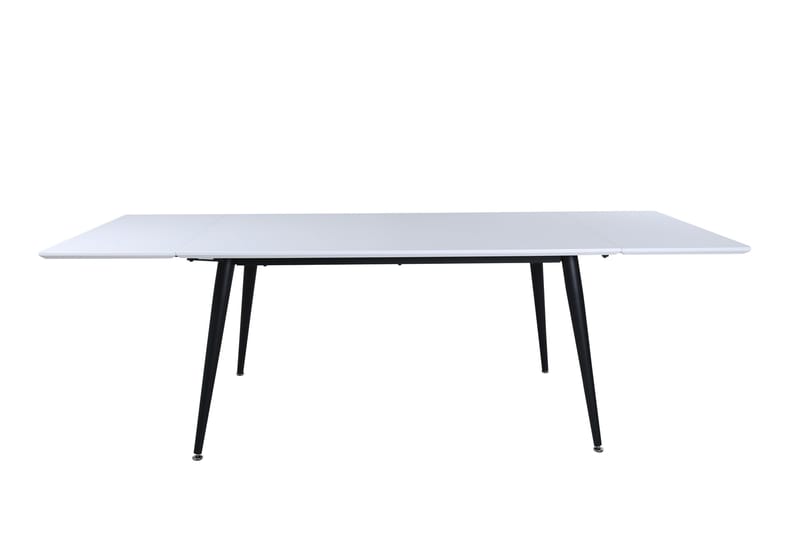 Ruokapöytä Jimmy Jatkettava 150 cm - Valkoinen/Musta - Huonekalut - Pöytä & ruokailuryhmä - Ruokapöydät & keittiön pöydät